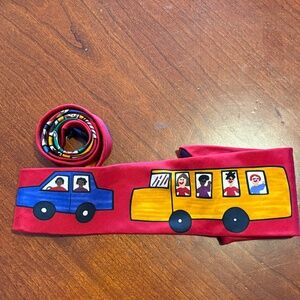 Vintage Save the Children Novelty Silk Necktie